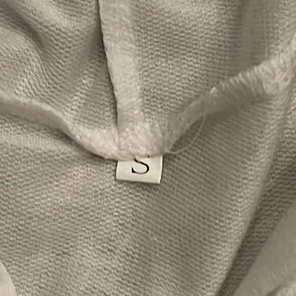 No brand Crop top zipper‎ hoodie. White. Size Small - Picture 2 of 2